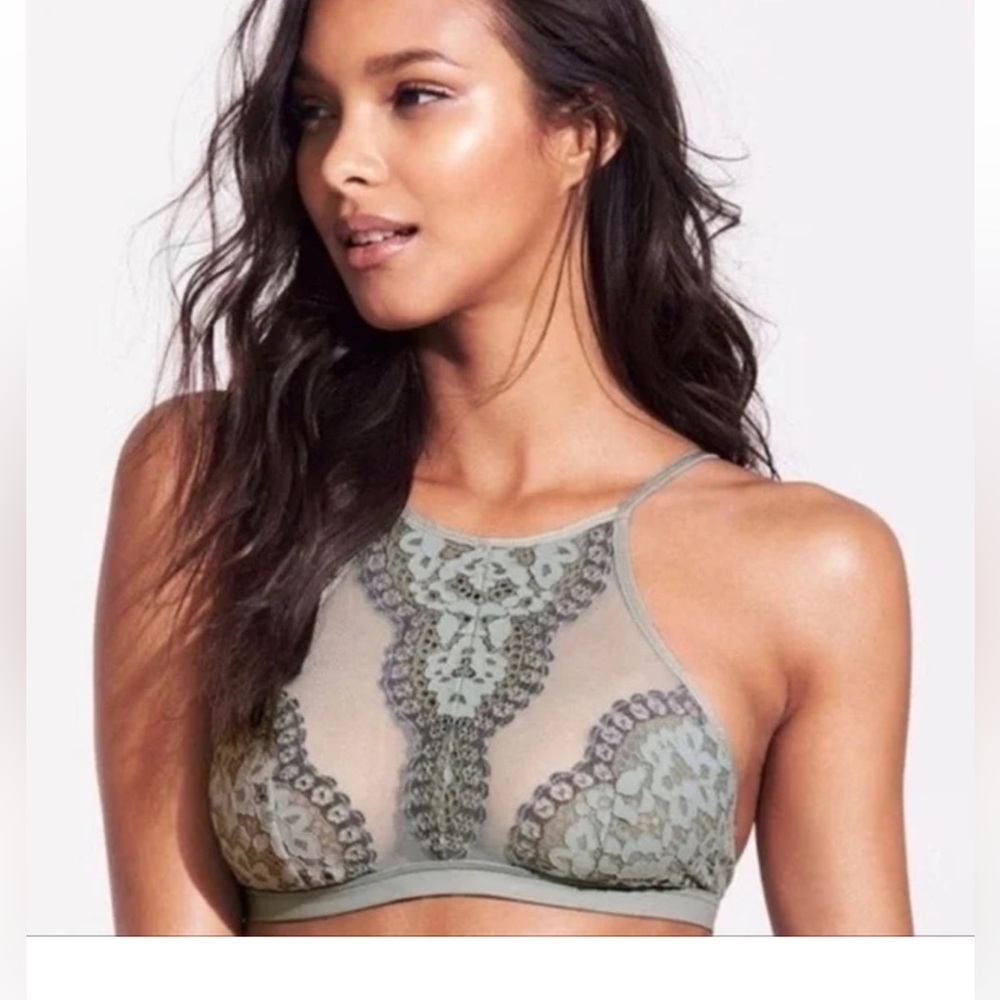 Victoria’s Secret | NWT | Body by Victoria | Crochet Lace | High-Neck | Bralette